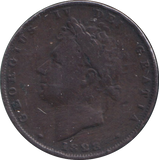 1823 FARTHING ( FINE )