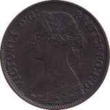 1868 FARTHING ( GVF )