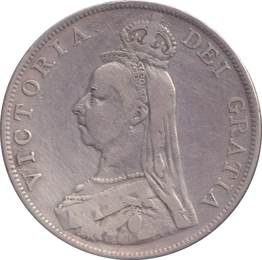 1890 DOUBLE FLORIN ( AUNC )