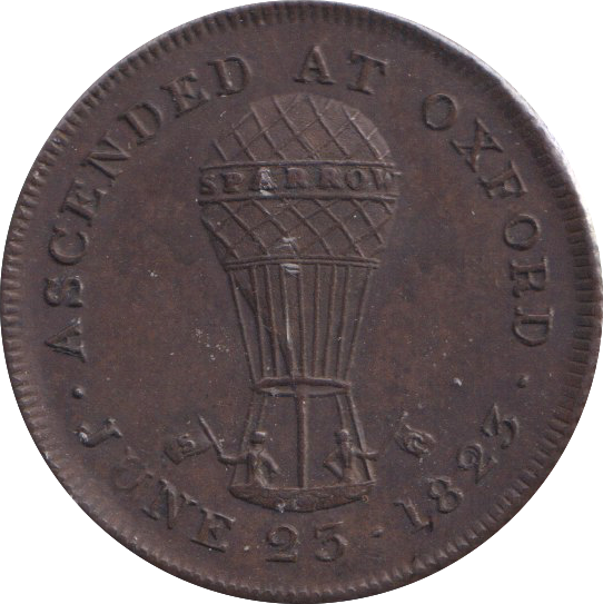 1823 FARTHING TOKEN LONDON BALLOON