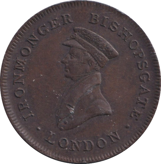 1823 FARTHING TOKEN LONDON BALLOON