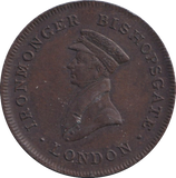 1823 FARTHING TOKEN LONDON BALLOON