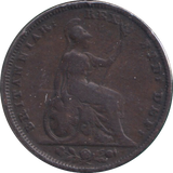 1823 FARTHING ( FINE )