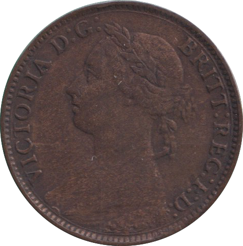 1886 FARTHING ( GF )