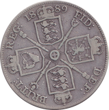 1889 DOUBLE FLORIN ( FINE )