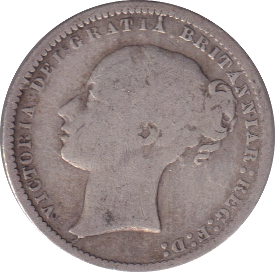 1871 SHILLING ( FINE )