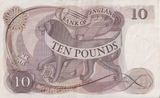 TEN POUNDS BANKNOTE HOLLOM REF £10-4 ( EF )