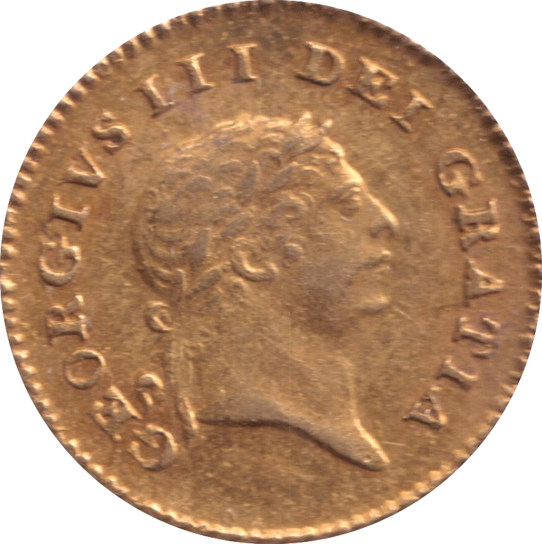 1809 GOLD THIRD GUINEA ( GVF )