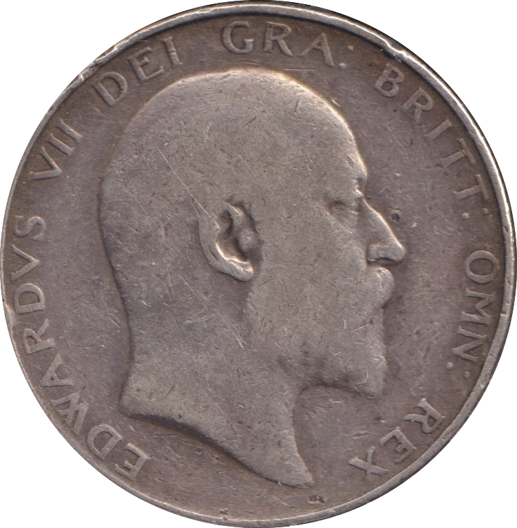 1910 HALFCROWN ( FINE )