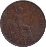 1931 PENNY ( GVF )