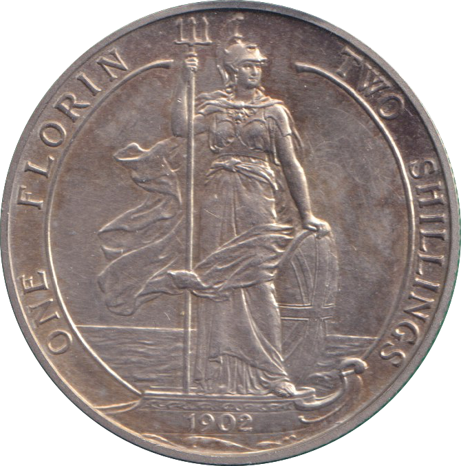 1902 FLORIN ( MATT PROOF )