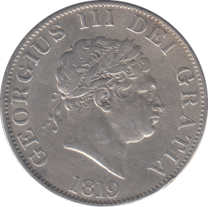 1819 HALFCROWN ( GVF )
