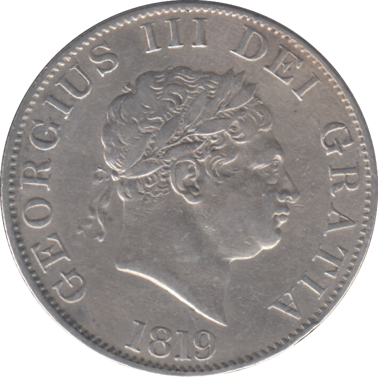 1819 HALFCROWN ( GVF )