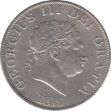 1819 HALFCROWN ( GVF )