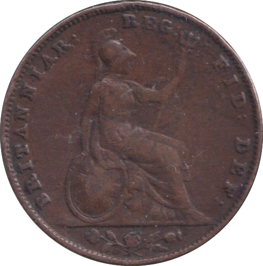 1857 FARTHING ( GF )