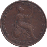 1857 FARTHING ( GF )