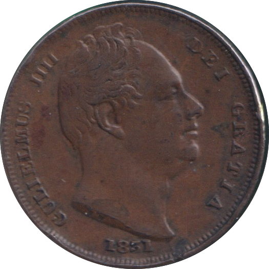 1831 FARTHING ( VF )