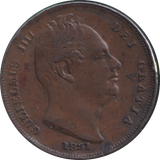 1831 FARTHING ( VF )