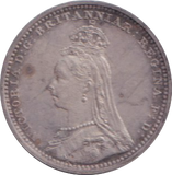 1891 MAUNDY TWO PENCE ( AUNC )