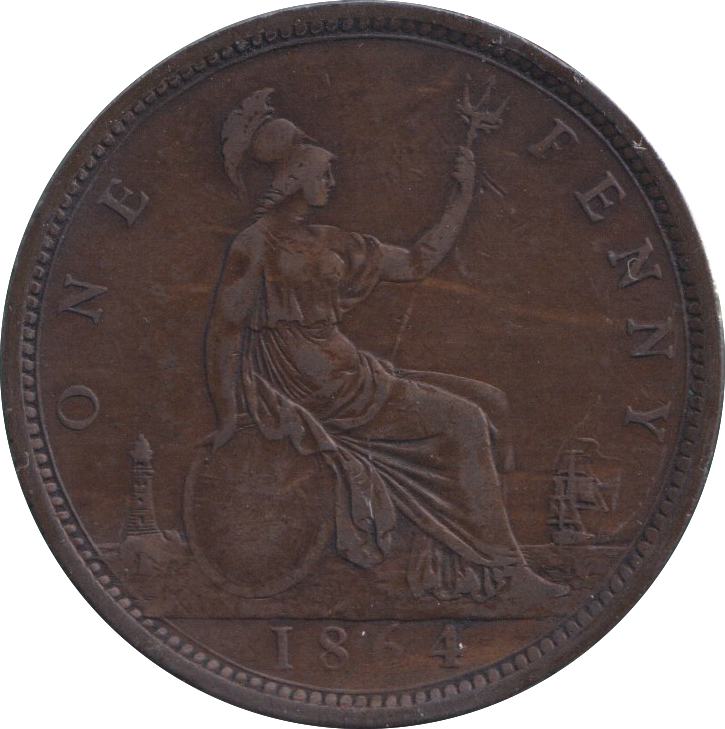 1864 PENNY ( GF )