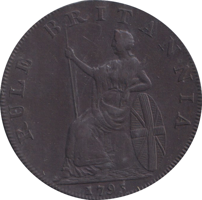 1793 HALFPENNY TOKEN EMSWORTH J STRIDE