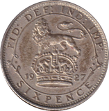 1927 SIXPENCE (AUNC)