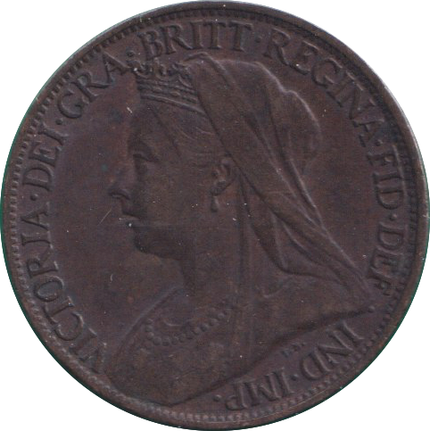 1901 FARTHING ( EF )