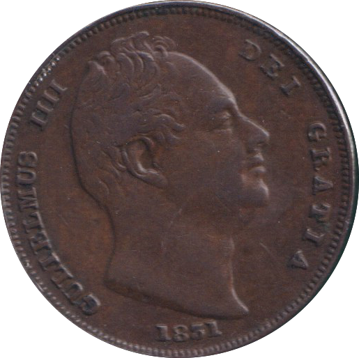 1831 FARTHING ( VF )