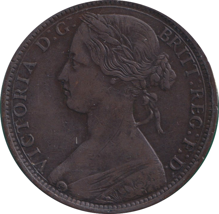 1862 PENNY ( GF )