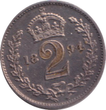 1894 MAUNDY TWO PENCE ( EF )