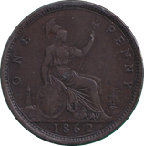 1862 PENNY ( GF )