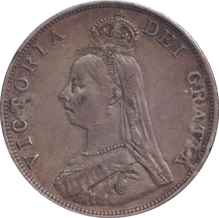 1889 DOUBLE FLORIN ( VF )