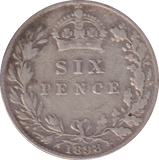 1898 SIXPENCE (FINE)