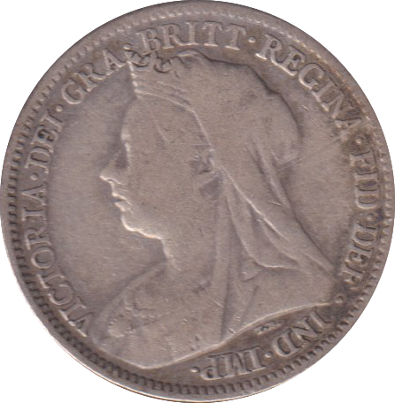 1898 SIXPENCE (FINE)