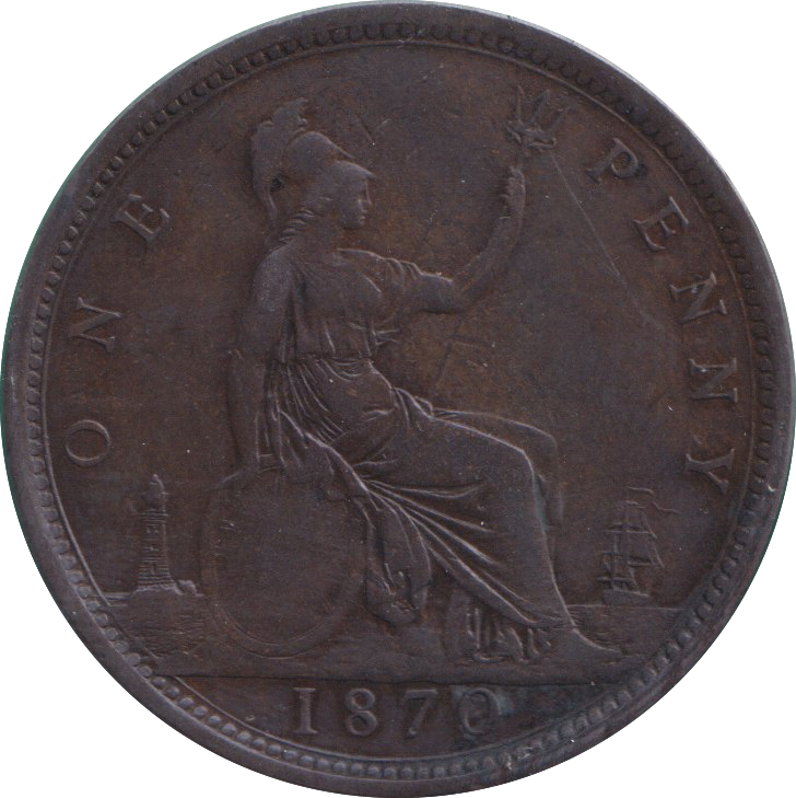 1870 PENNY ( GF )