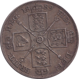 1889 DOUBLE FLORIN ( VF )