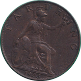 1923 FARTHING ( VF )