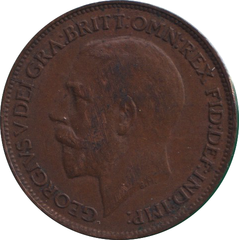 1921 FARTHING ( VF )