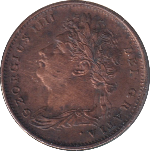 1825 FARTHING ( AUNC )
