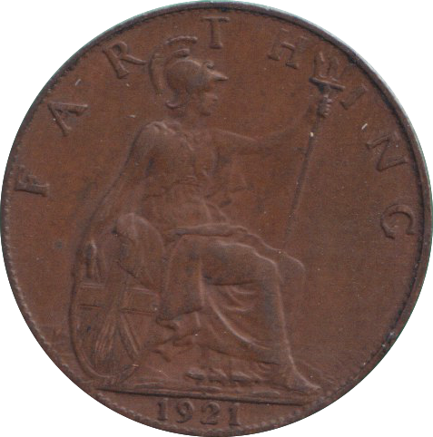 1921 FARTHING ( VF )