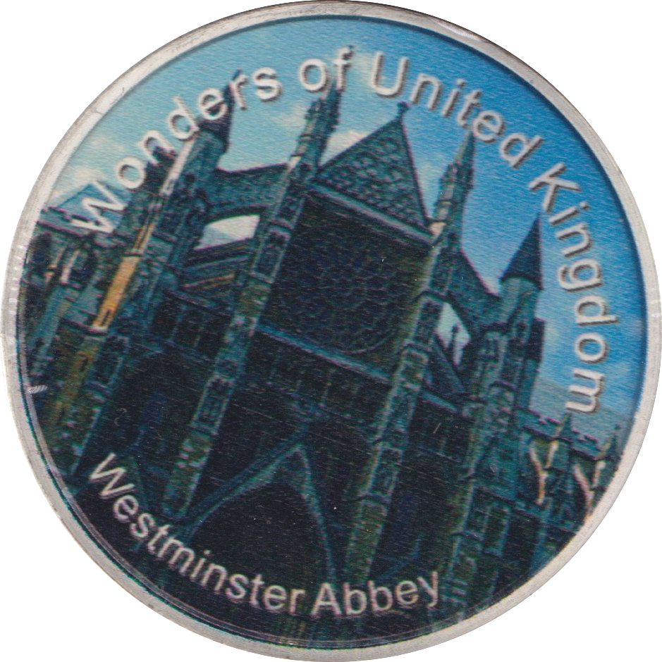 2013 WONDERS OF THE WORLD WESTMINSTER ABBEY MEDALLION