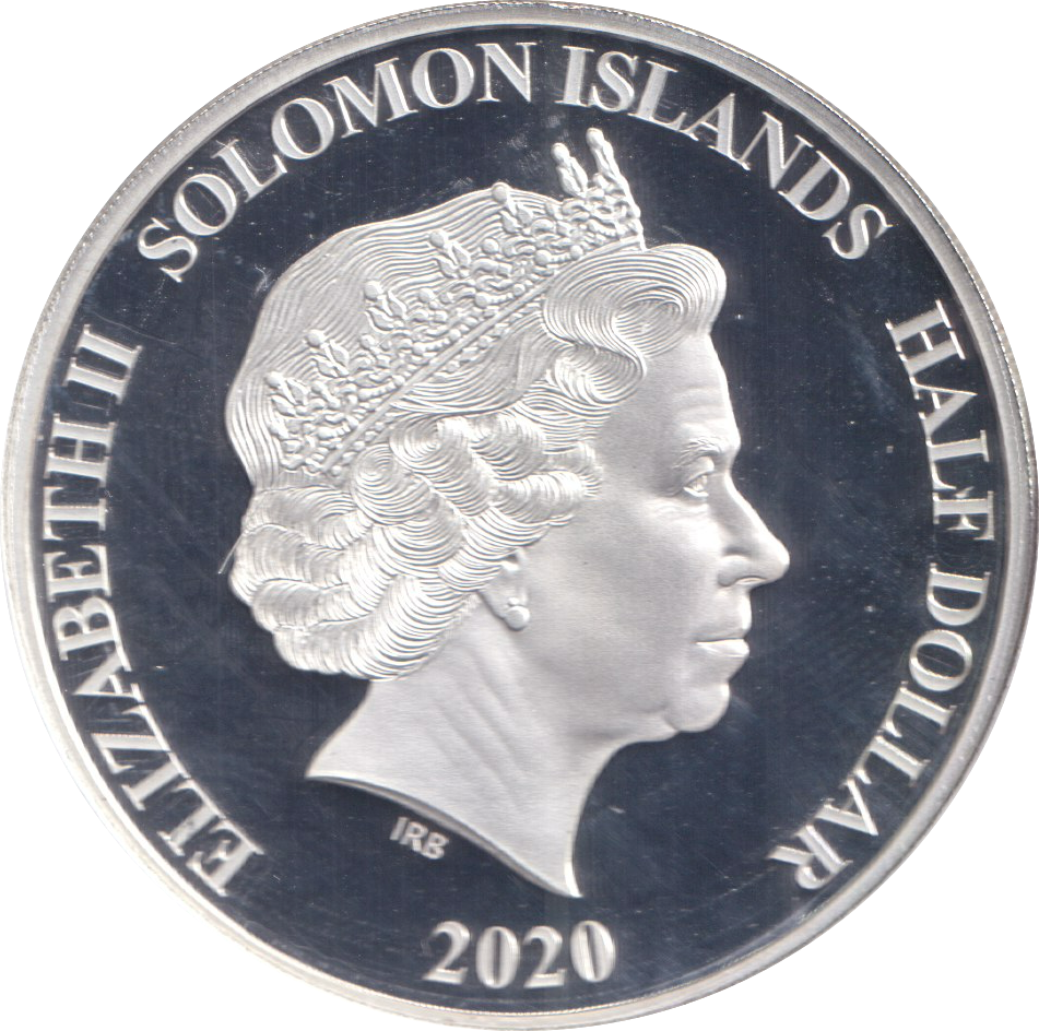 2020 HALF DOLLAR SOLOMON ISLANDS APOLLO 11 1969