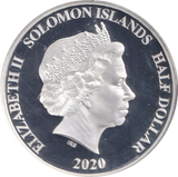 2020 HALF DOLLAR SOLOMON ISLANDS APOLLO 11 1969