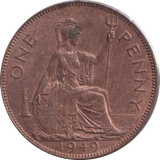 1949 PENNY ( AUNC )