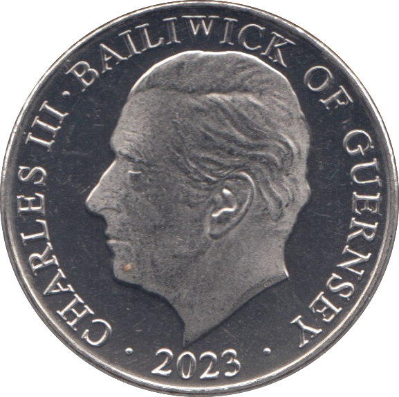 2023 TEN PENCE BAILIWICK OF GUERNSEY EURASIAN HOBBY
