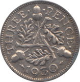 1930 THREEPENCE ( GVF )