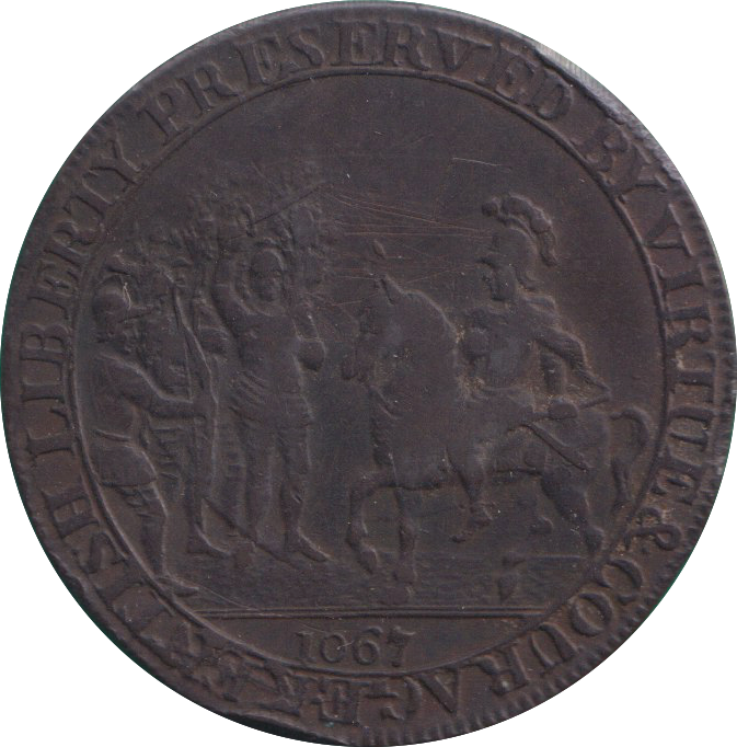 1795 HALFPENNY TOKEN KENT