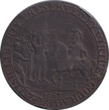 1795 HALFPENNY TOKEN KENT
