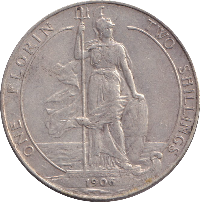 1906 ONE FLORIN ( GF )