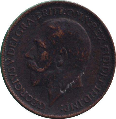 1914 FARTHING ( VF )